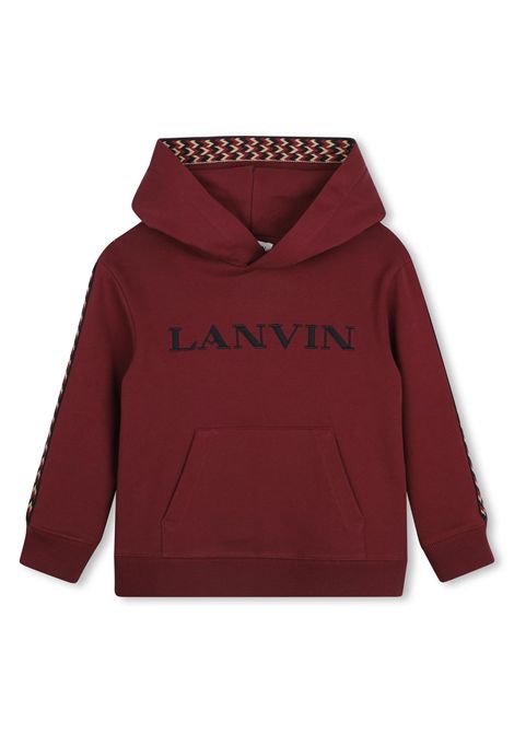 Felpa con cappuccio LANVIN KIDS | N30423955